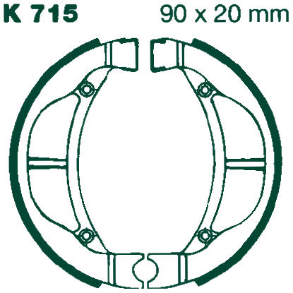 EBC Remschoenen set K715 - Klik op de afbeelding om het venster te sluiten