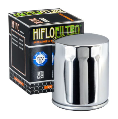 HIFLO FILTER, OLIE OIL FILTER, HF171C CHROME