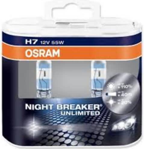 LAMP 12V 55W H7 NIGHT BREAKER UNLIMITED
