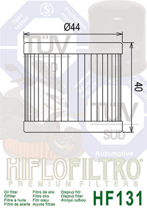 OLIEFILTER HIFLO HF131