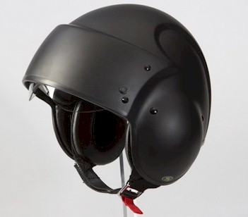 Pilot Helmet Flat Black Pilot Helmet Flat Black