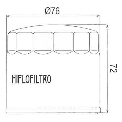 OLIEFILTER HIFLO HF153